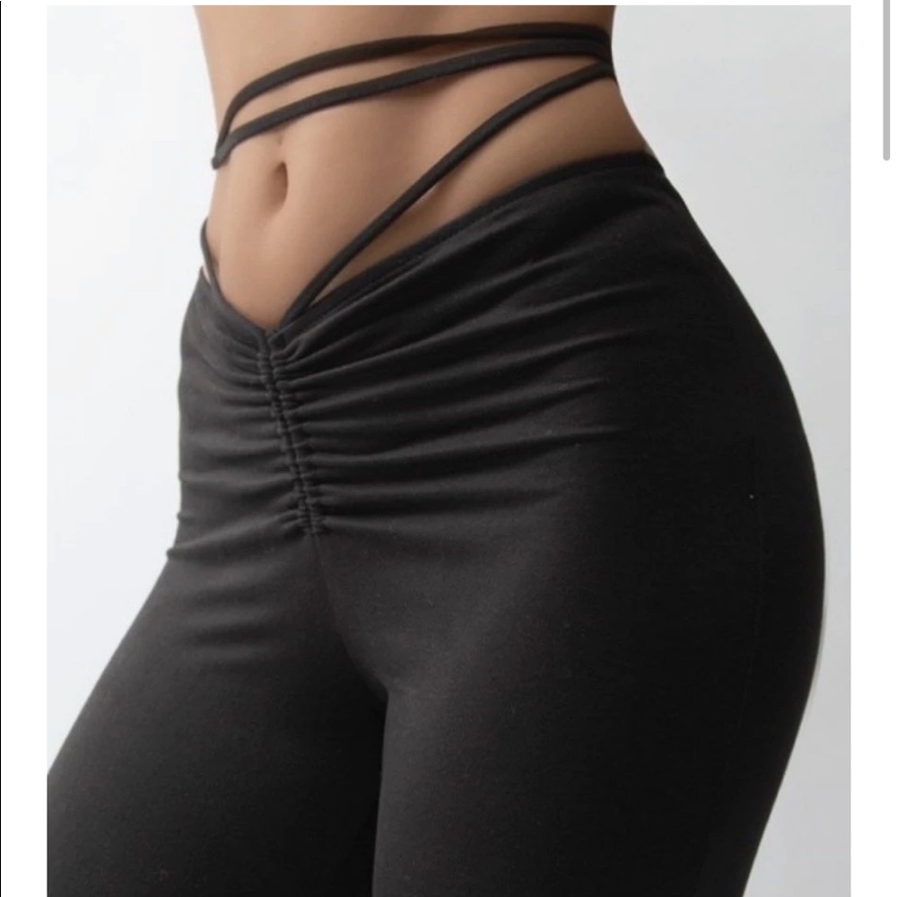 VANILLA BELLA BOUTIQUE TRENDY BLACK KAMI PANTS